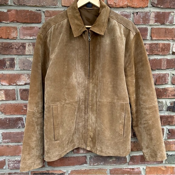 Claiborne Tan Suede Jacket - Picture 14 of 15